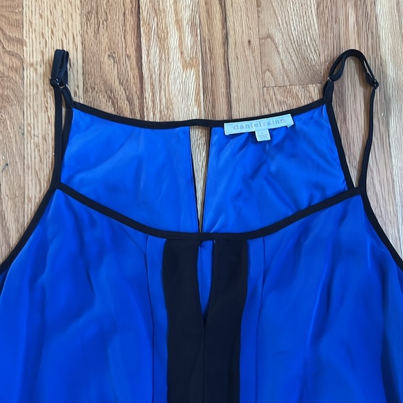 DANIEL RAINN Lined Royal Blue Dress, Size Large - Picture 2 of 12